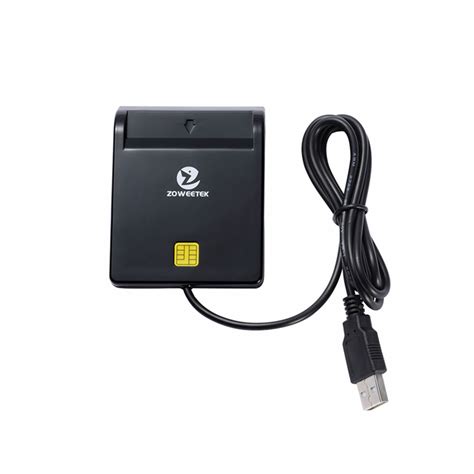 atm smart card reader cr-509|ZOWEETEK Mini USB Smart Chip Card Reader Writer ISO 7816 .